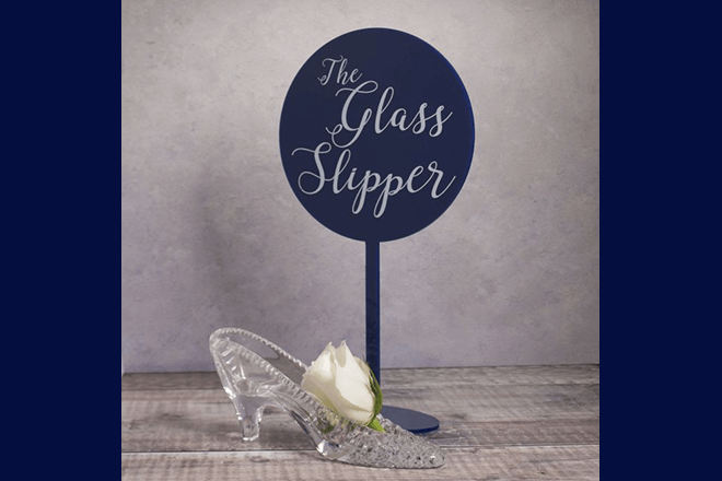 acrylic wedding table names